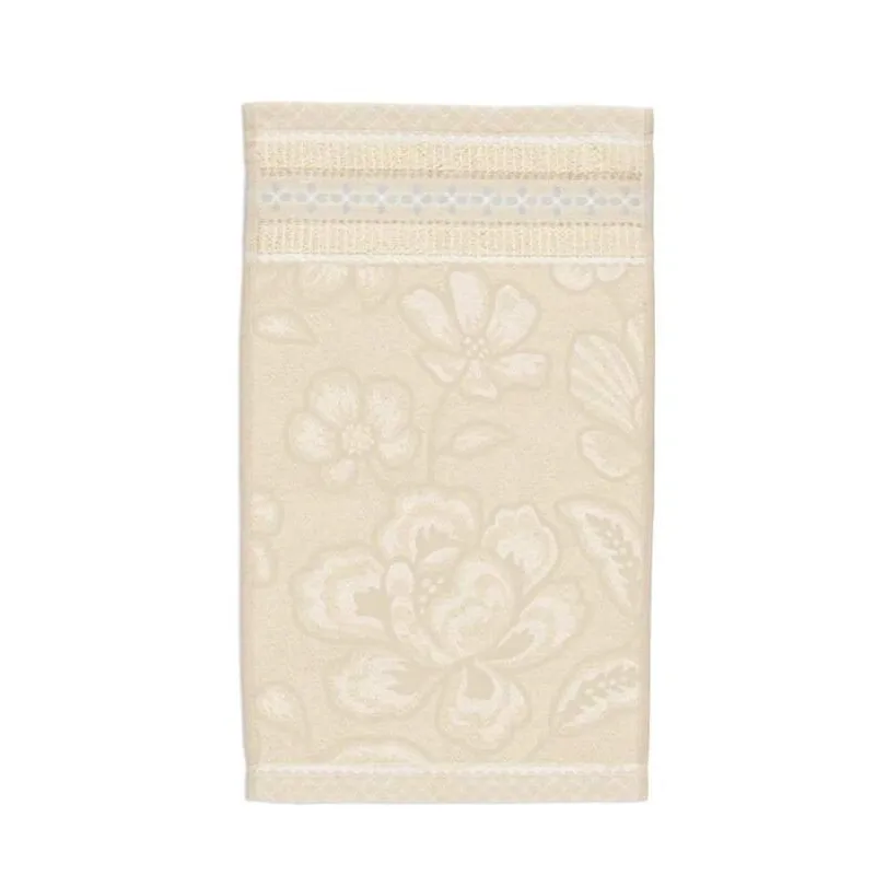 Pip Studio bavlněný froté ručník na ruce Jasmine Jacquard pískový 30x50 cm