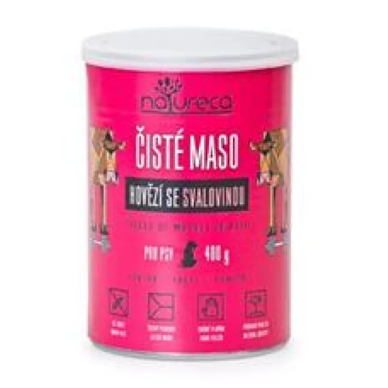 NATURECA konz. hovězí se svalovinou pro psy 800g