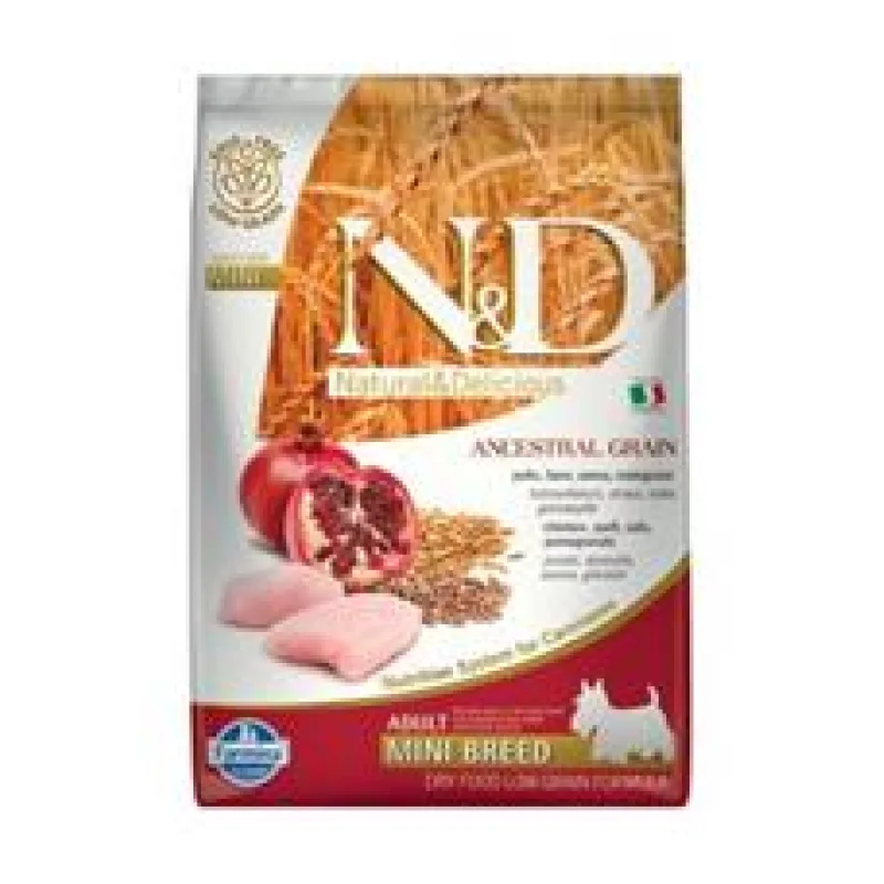 N&D LG DOG Adult Mini Chicken & Pomegranate 2,5 kg