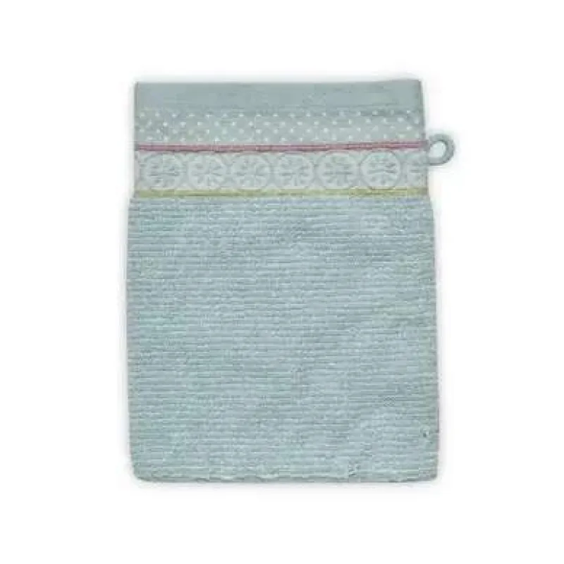 Pip Studio Soft Zellige bavlněná froté žínka modrá 16x22 cm