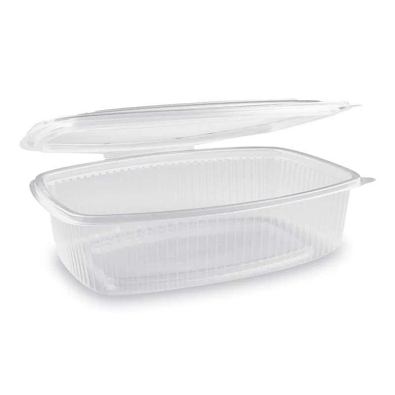 Miska oválná průhledná s víčkem 1500 ml (PP) [25 ks] (73815)