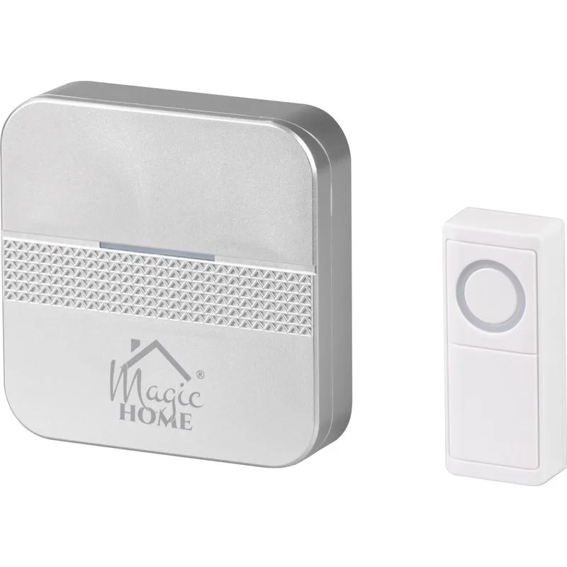 Domový zvonček MagicHome Intelligent4 – bezdrôtový, LED, IP44, 30 melódií