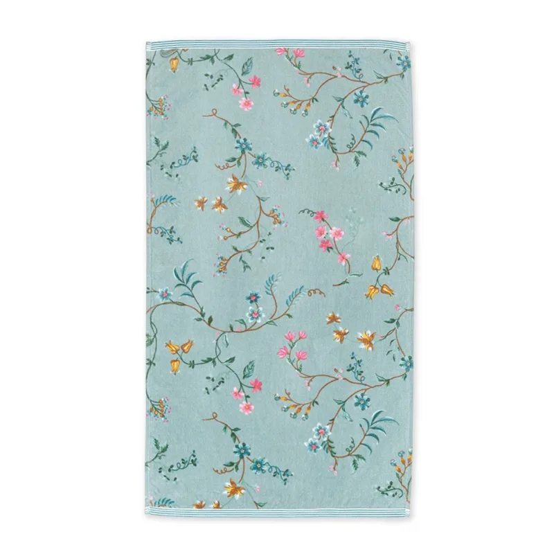 Pip Studio ručník Les Fleurs 55x100cm, modrý
