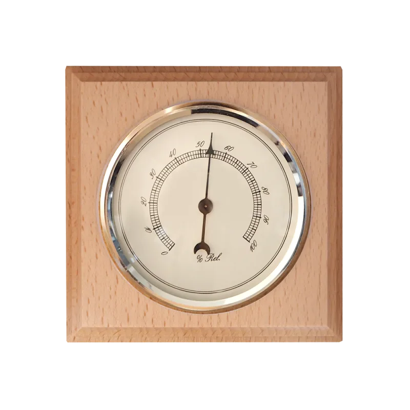 Dřevěný hranatý vlhkoměr JVD BA8/PRT