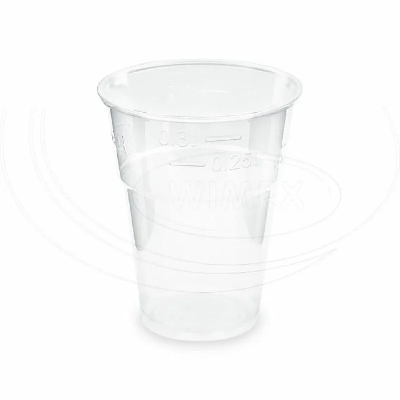 Kelímek průhledný 0,3 l (PLA) -BIO- (Ø 84 mm) [10 ks] (43003)