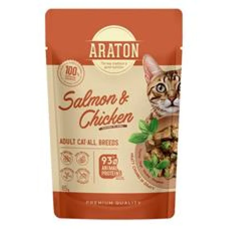 Araton Cat kaps. Adult Salmon/Chicken 85g