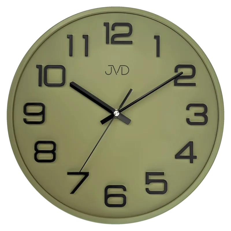 JVD Plastové pastelové nástěnné tiché netikající hodiny JVD HX2472.12