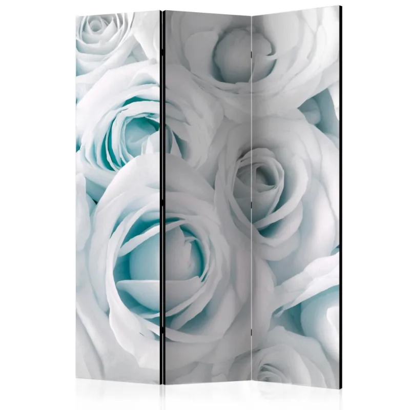 Artgeist Paraván - Satin Rose (Turquoise) [Room Dividers]
