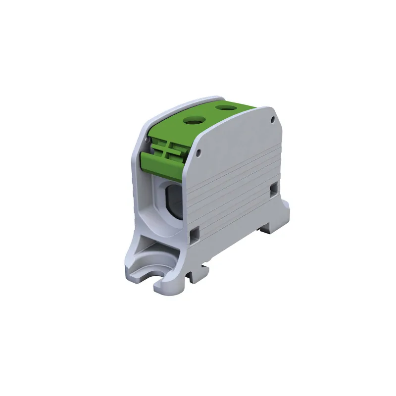 Univerzálna svorka SIMBLOCK STB 50 zelená Al/Cu 1x50mm2 jednopólová, 2 otvory