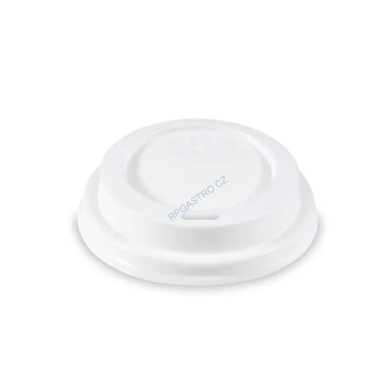 Víčko vypouklé bílé pro papírové kelímky Ø 62 mm [50 ks] (76290)
