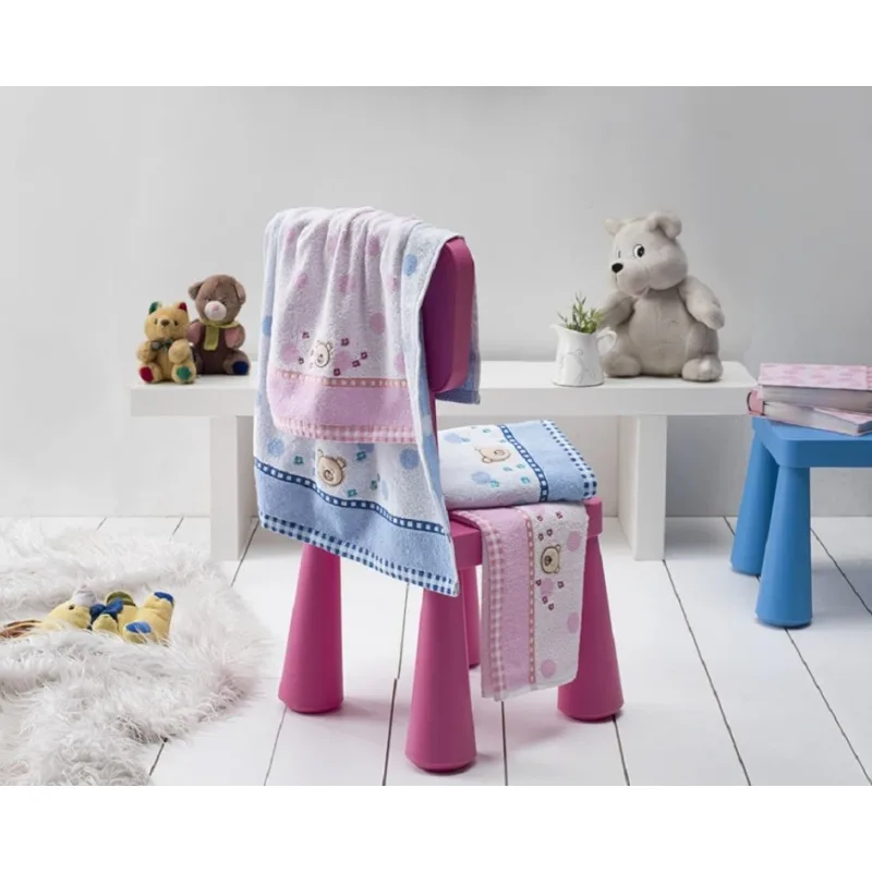 Detská froté osuška - Brumik 50 x 70 cm ,Rúžová