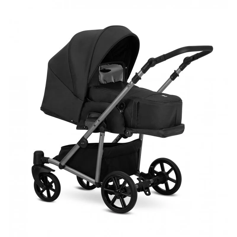 Kočík Kunert Roy grey frame 3v1 - black