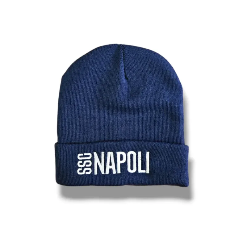 SSC Neapol zimná čiapka tmavomodrá