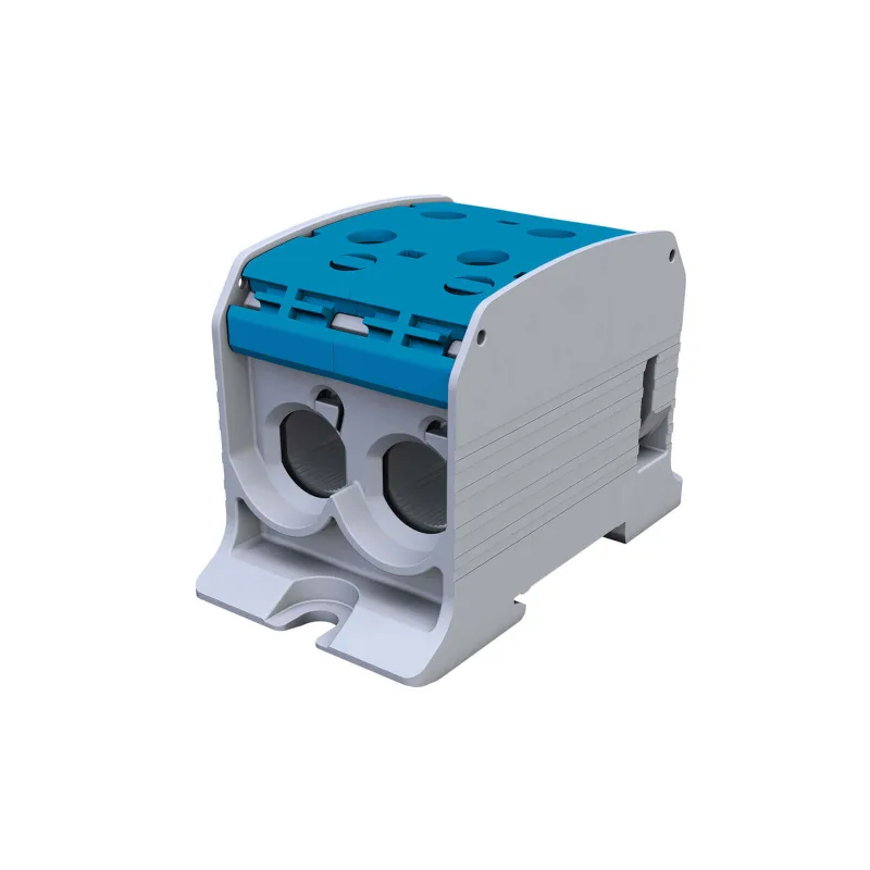 Univerzálna svorka SIMBLOCK STB 95-2 modrá Al/Cu 2x95mm2 jednopólová, 4 otvory