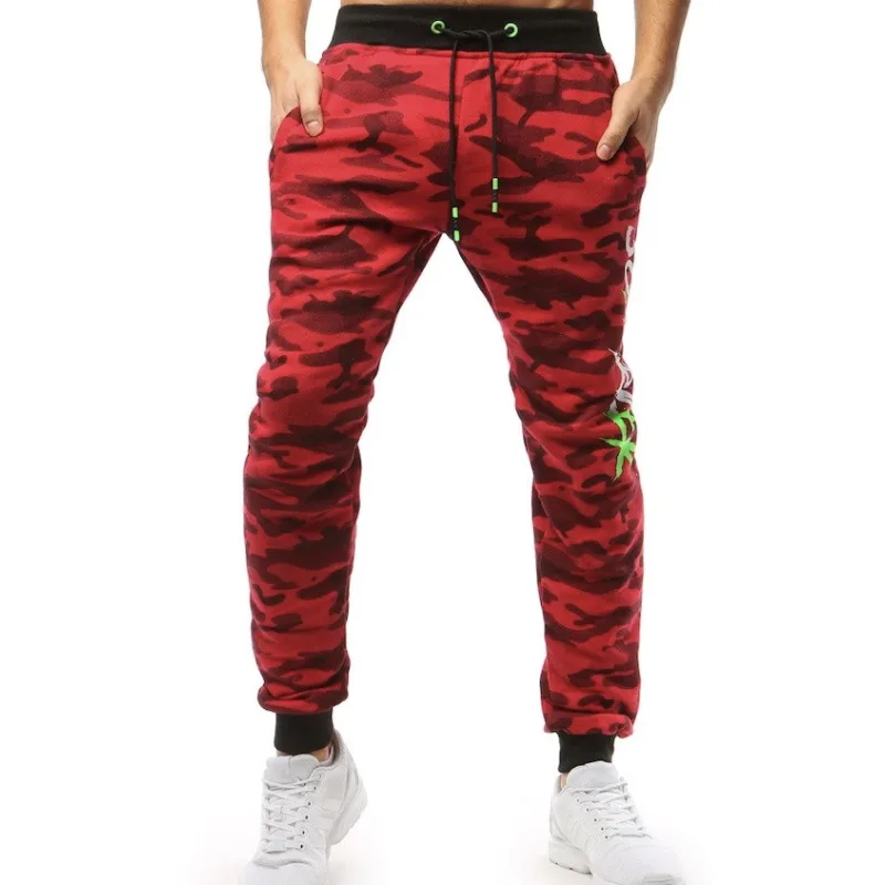 Pánske tepláky moro červené Dstreet UX3514 L