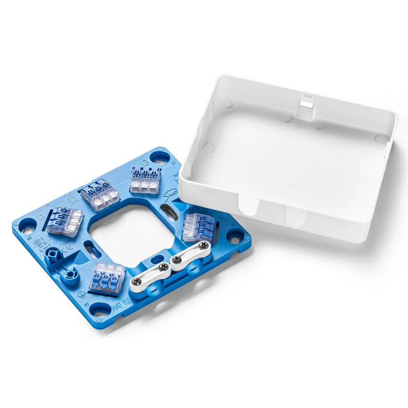 Simet s.a. Rozvodná krabica sporáková HAD02 5 zaklápacích svoriek 3x4mm2 – pre kuchynské spotrebiče