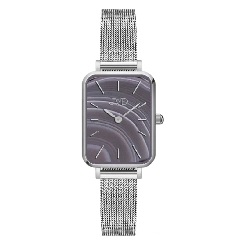 JVD Luxusní dámské nerezové ocelové hodinky JVD J-TS59 hranatý číselník