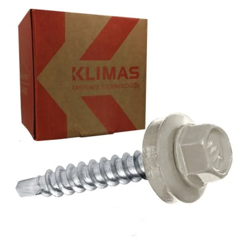 Strešné farmárske vruty 4,8X55 mm - RAL 9010