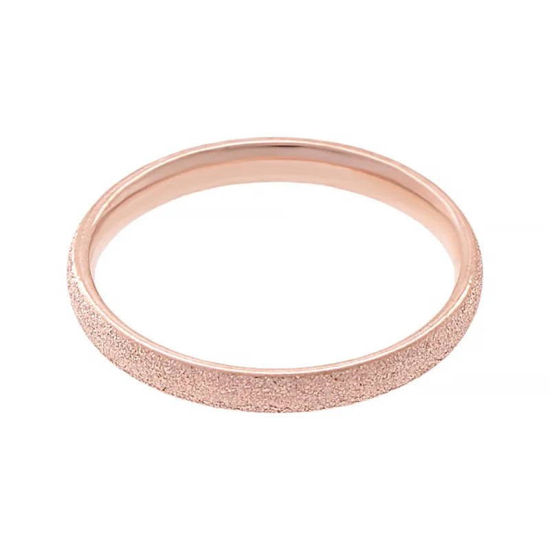 MPM Dámský ocelový rose gold nerezový prsten 6810 (velikost 52) - růžově pozlacený