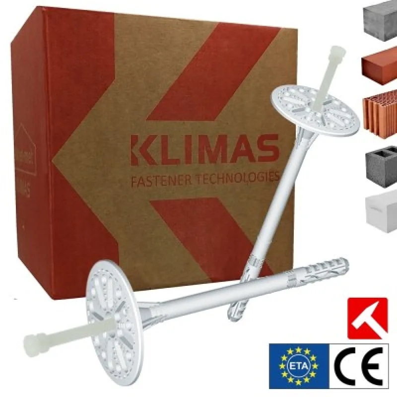 Fasádne hmoždinky LTX s plastovým tŕňom 10X260mm - 100ks