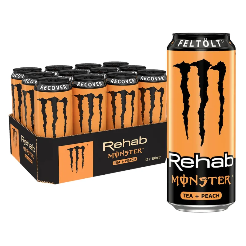 Monster Rehab Peach 12x500ml HU
