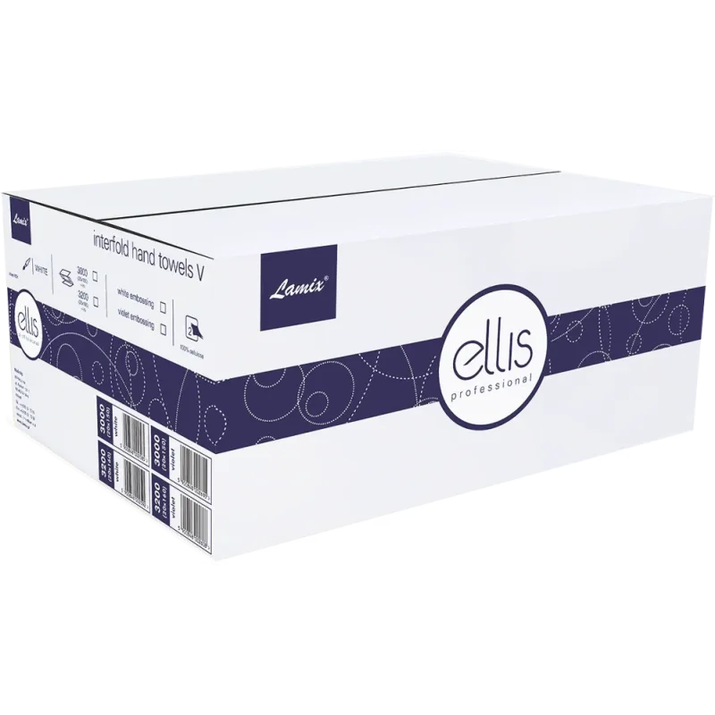 Lamix 2585 ELLIS PROFI 150 2V papierové uteráky biele 3000 ks