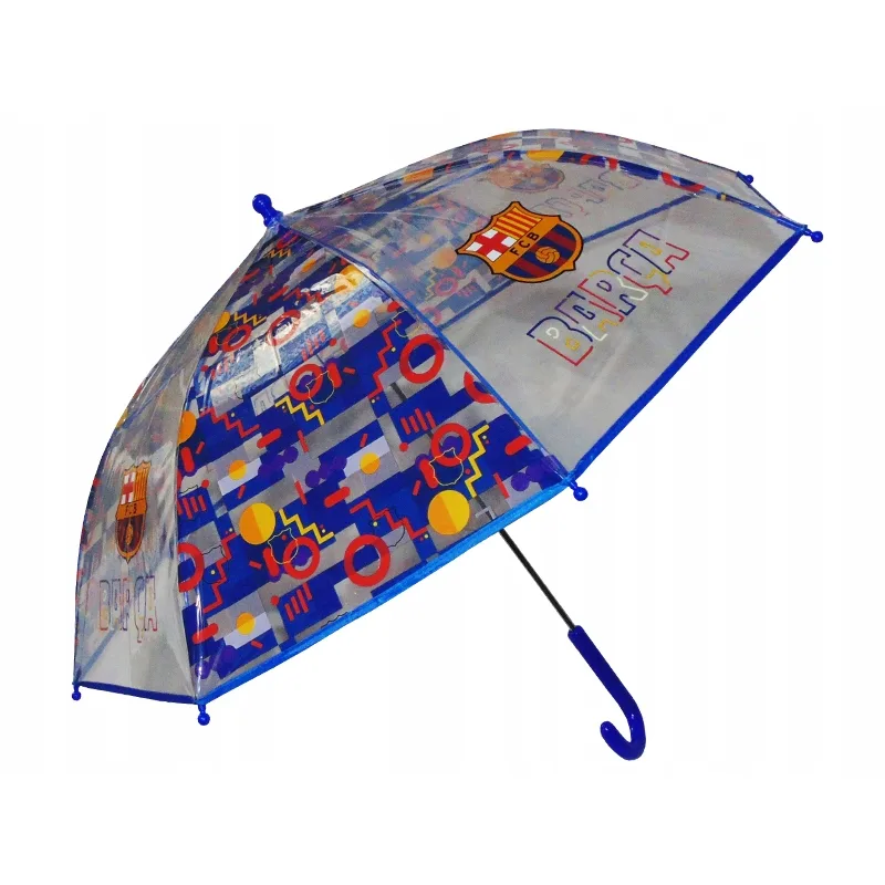 FC Barcelona priehľadný dáždnik detský 48 cm