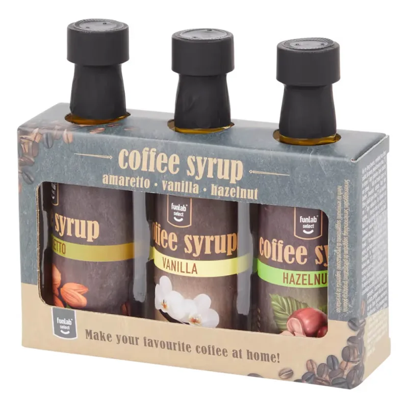Funlab Select Coffee Amaretto - Vanilla - Hazelnut 3x45ml