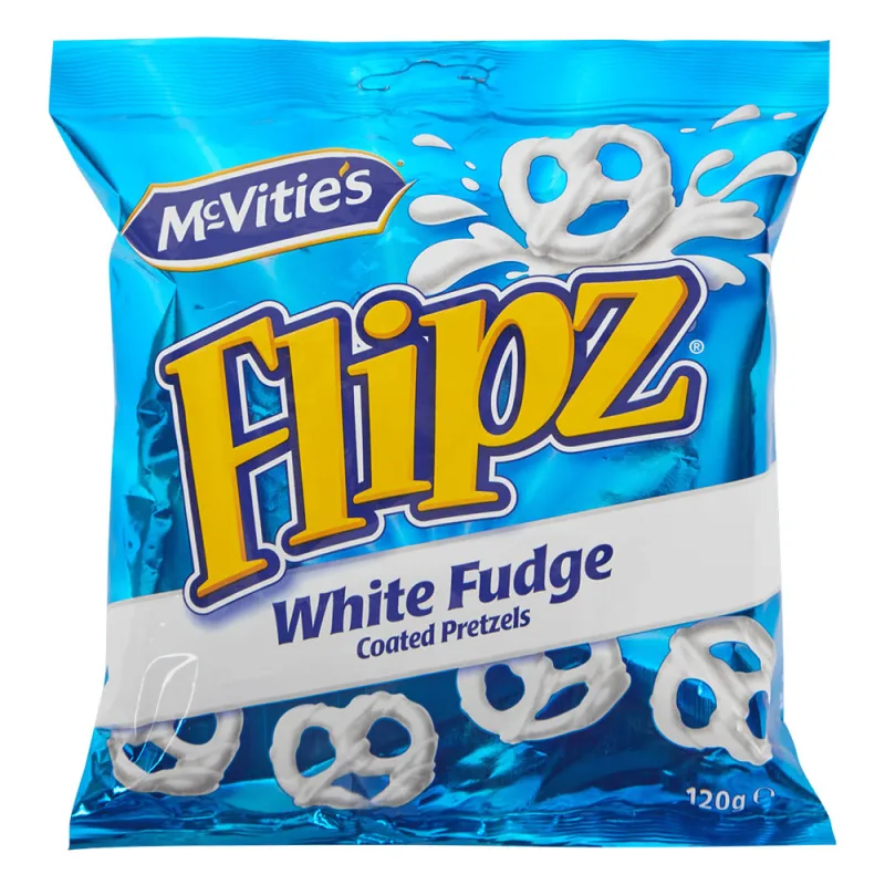 Flipz White Fudge 120g