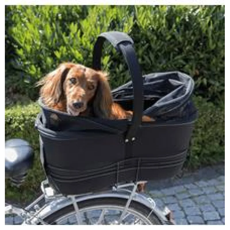 Přepravka na kolo LONG na široký nosič 29 x 49 x 60 cm černá (max. 8kg) 29 x 49 x 60 cm - na široký nosič 11,8–16 cm