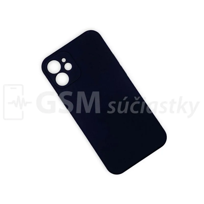 Soft Flex Silikónový kryt na mobil iPhone 12 Mini Čierny