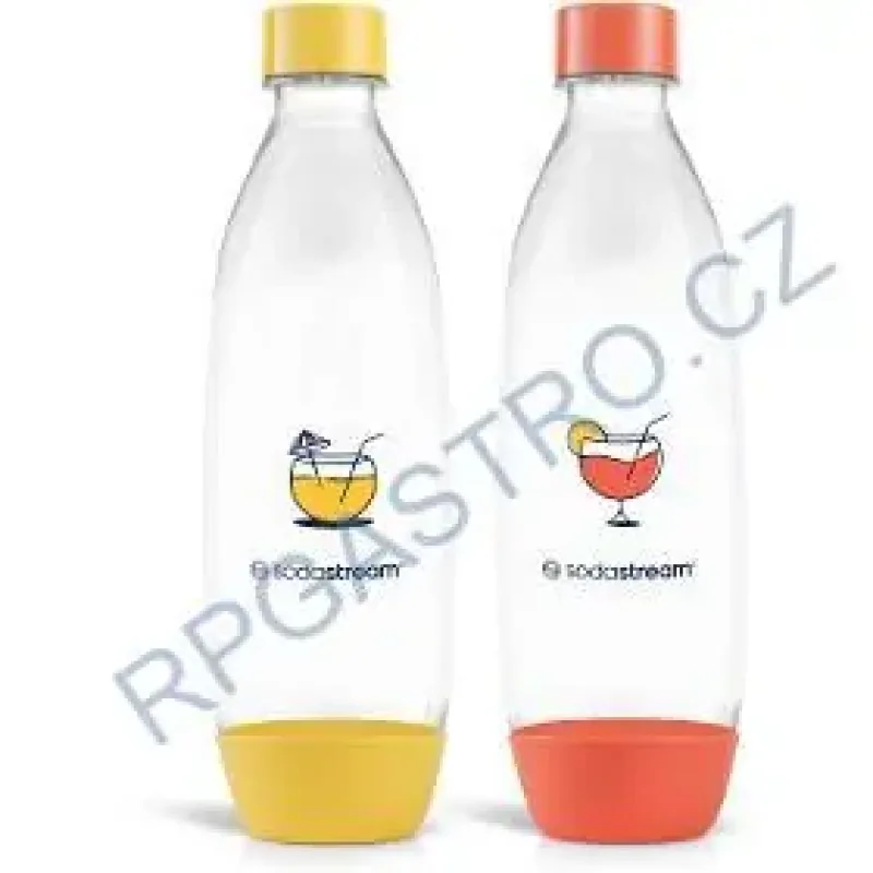 Sodastream Lahev FUSE 2 x 1l Orange/Yellow do myčky - E31