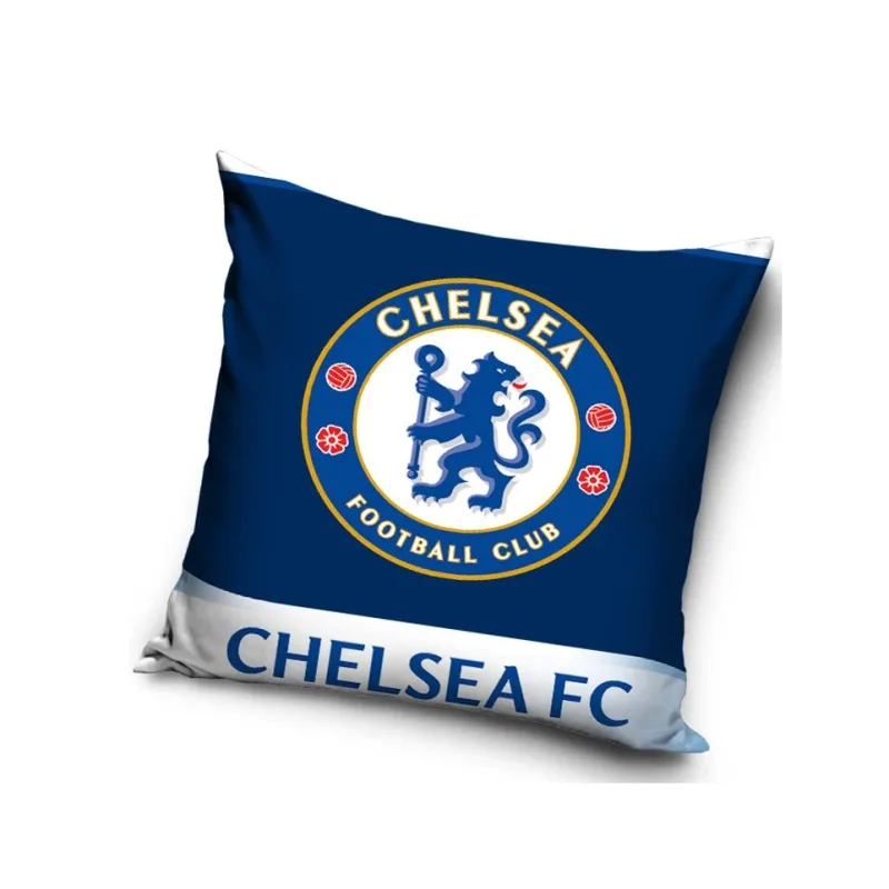 Futbalový vankúšik Chelsea FC Dark Blue 40x40 cm