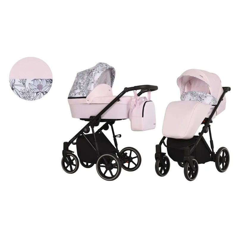 Kočík Kunert Molto black frame 2v1 - 01