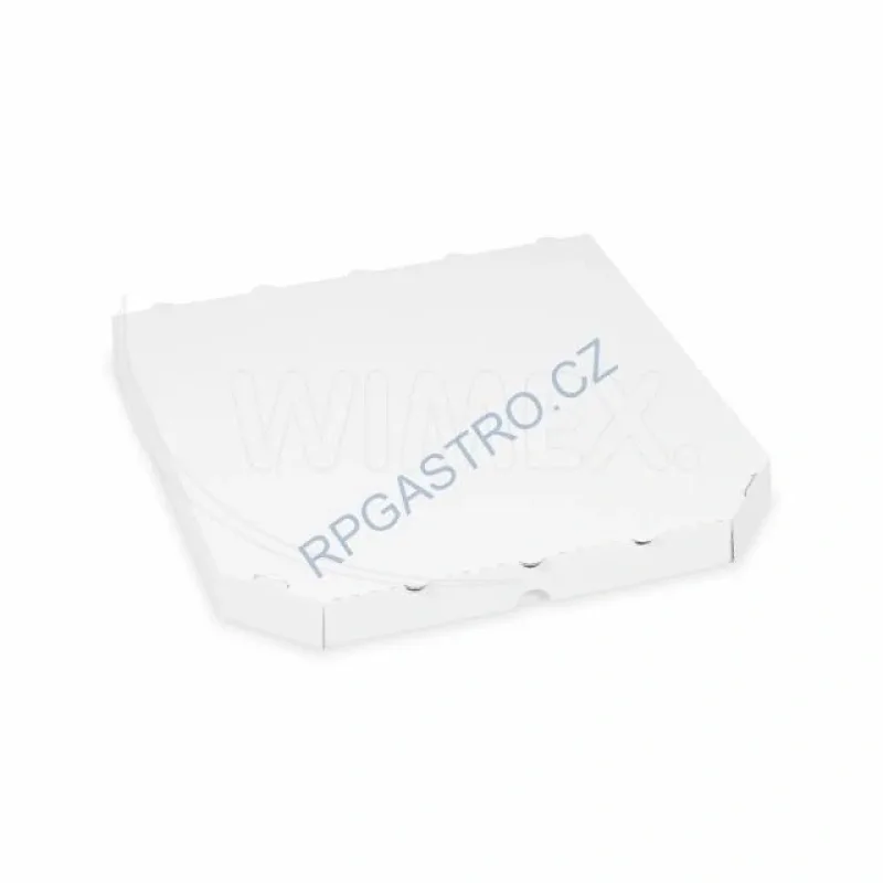 Krabice na pizzu z vlnité lepenky 32 x 32 x 3 cm [100 ks] (72082)