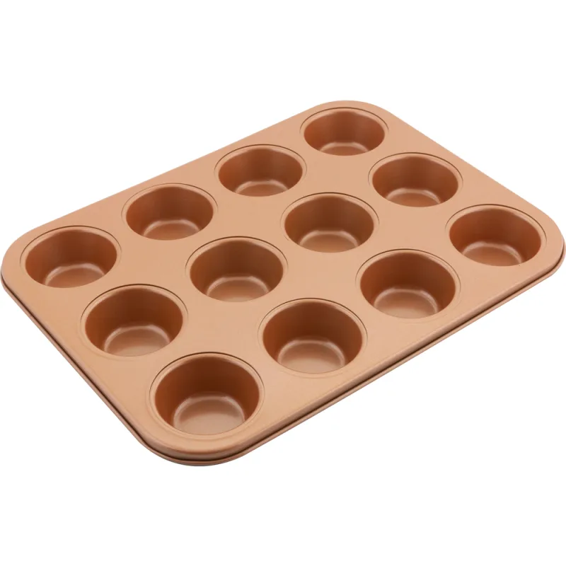 LT3092 Forma na 12 muffinů Lamart Copper, 1 ks - E11B