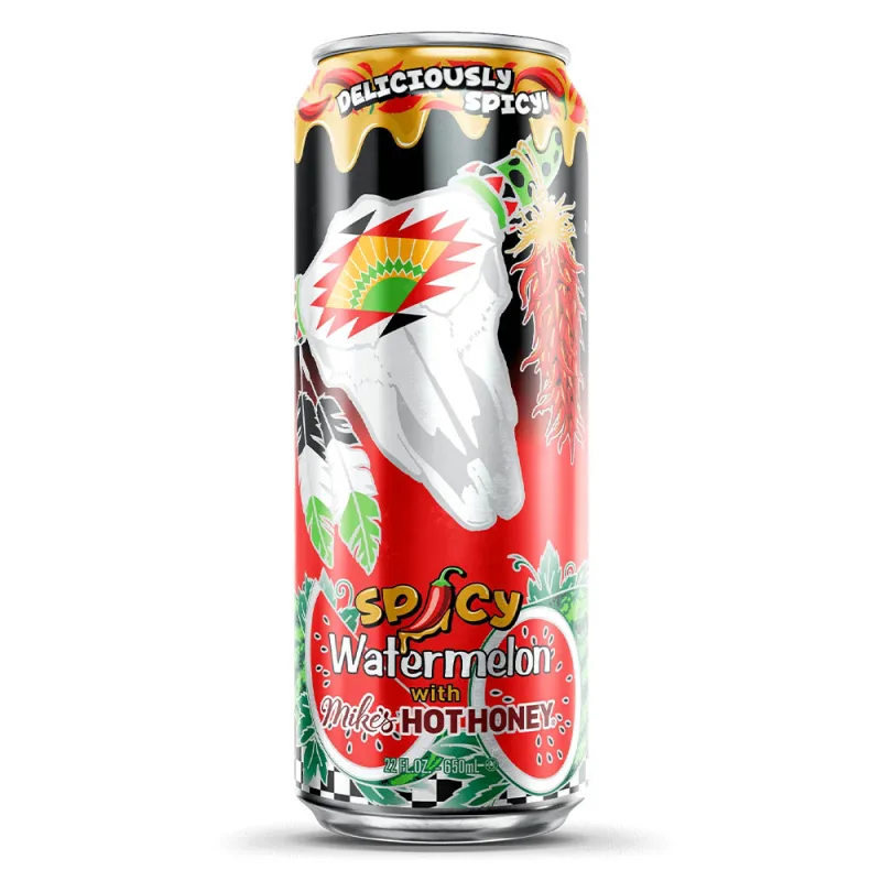 AriZona Spicy Watermelon with Mike's Hot Honey 650ml