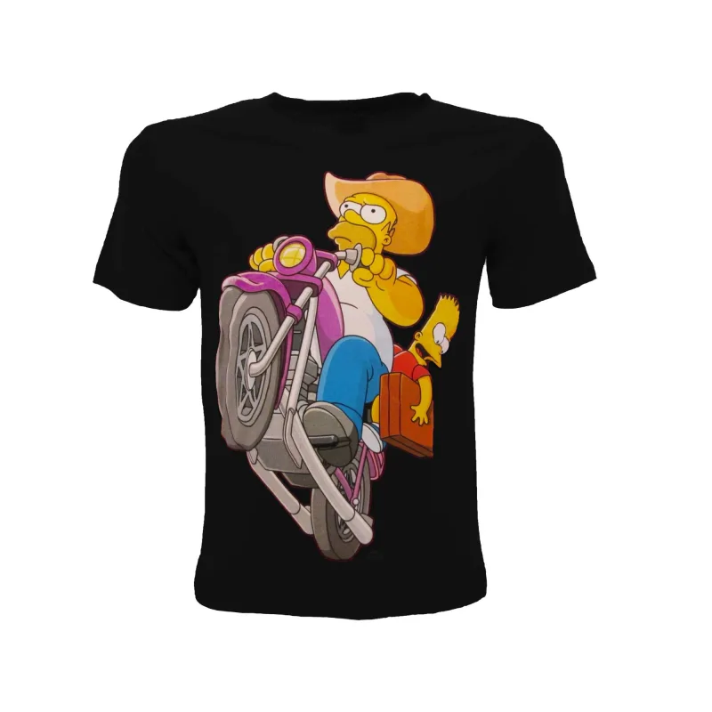 The Simpsons (Simpsonovci) Homer a Bart tričko čierne detské - SKLADOM