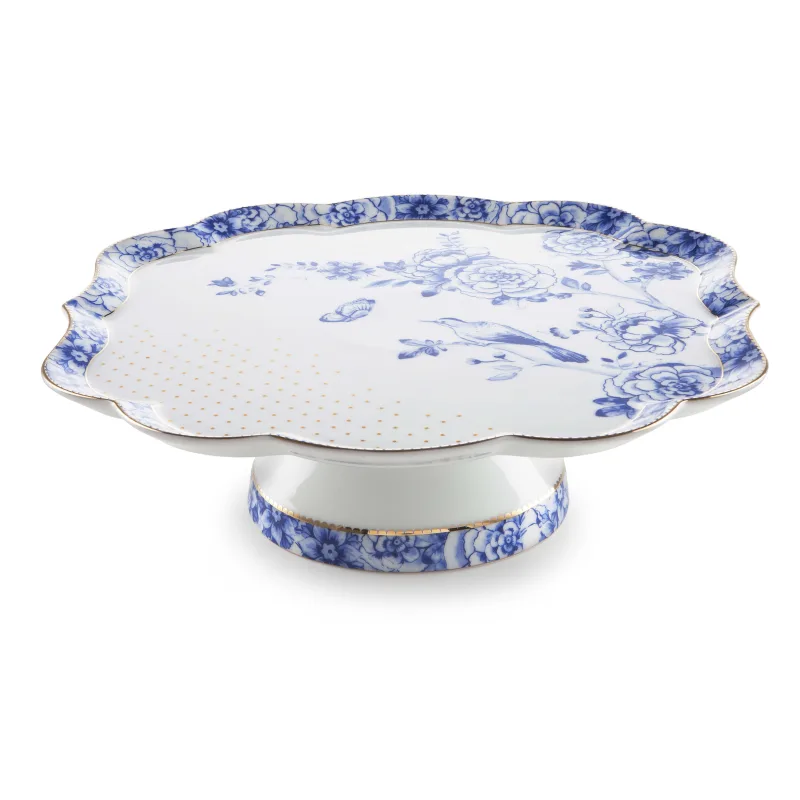 Pip Studio Royal White dortový podnos Ø 24cm, bílý