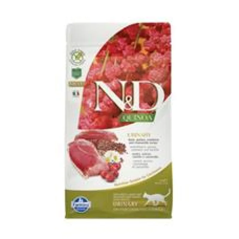 N&D GF Quinoa CAT Urinary Duck & Cranberry 2 x 5 kg