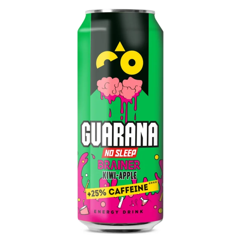 Guarana Brainer Kiwi-Apple 500ml