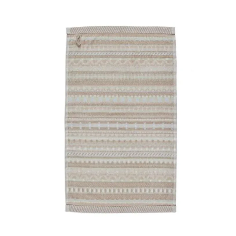 Pip Studio bavlněný froté ručník na ruce Geometric pískový 30x50 cm