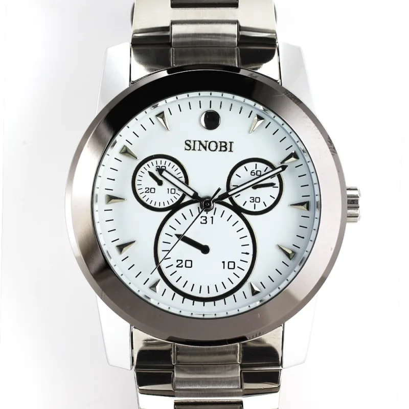 MPM Multifunkční hodinky s bílým číselníkem W01S.10538.A