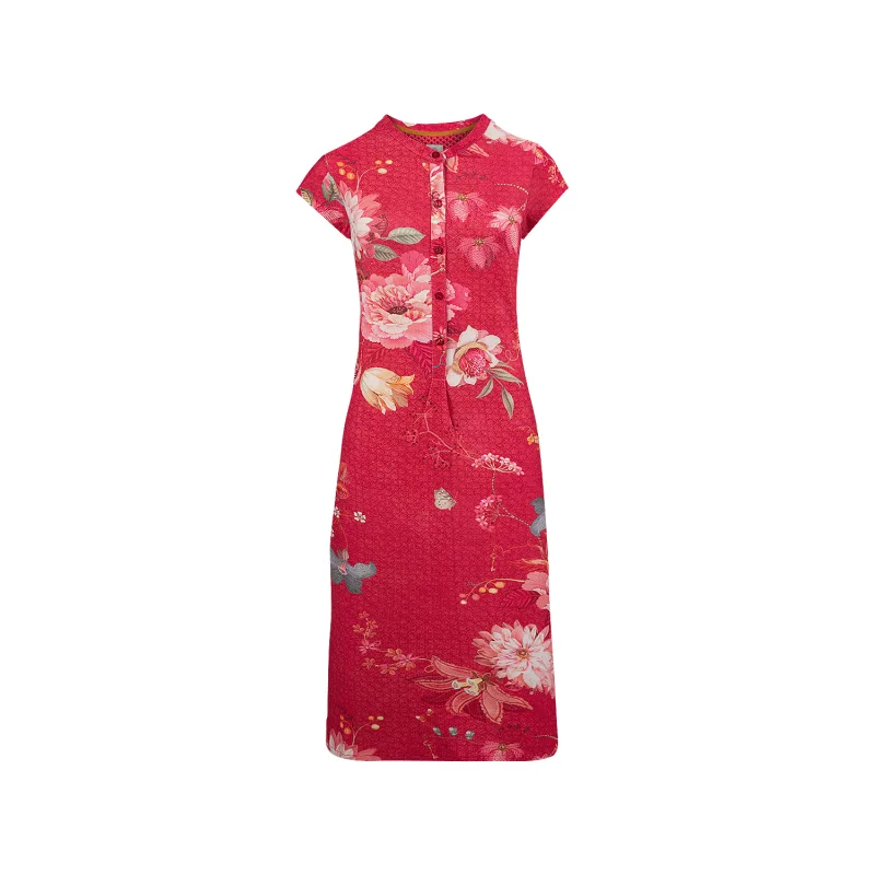 Pip Studio Dalia noční košile Tokyo Bouquet, červená