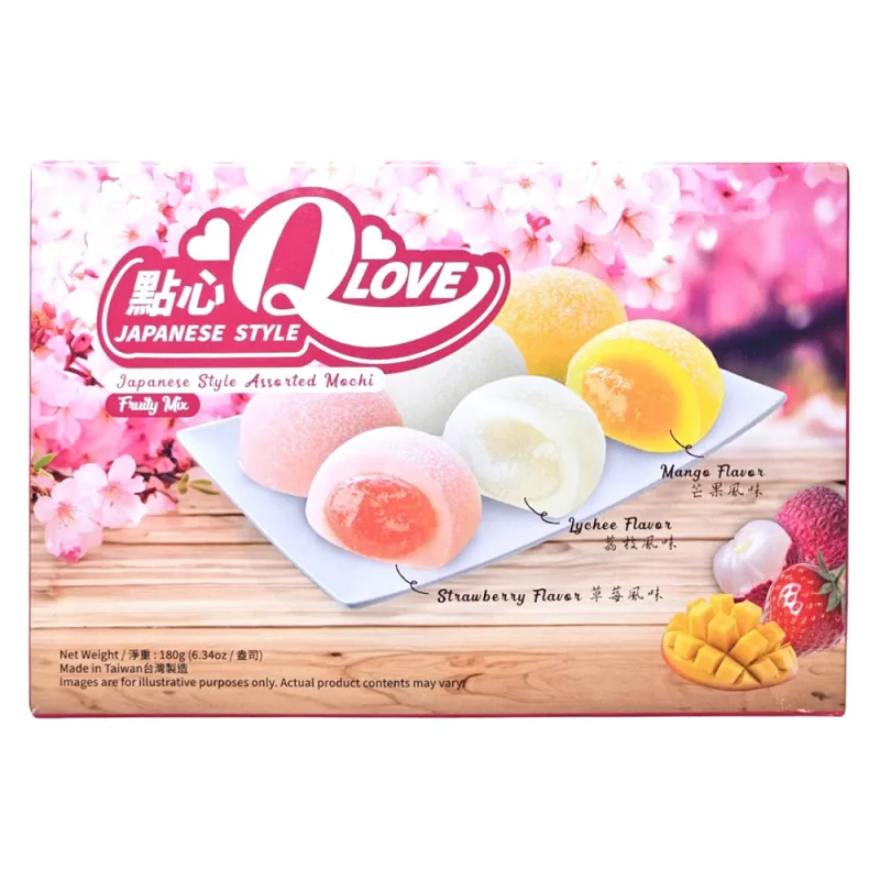 QLove Fruity Mix Assorted Mochi 180g