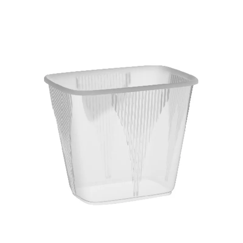 Miska hranatá průhledná 500 ml (PP) [100 ks] (77350)