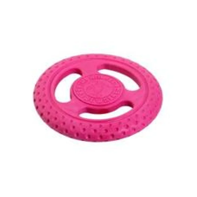 Hračka pes FRISBEE MAXI plov. z TPR pěny KW růžová