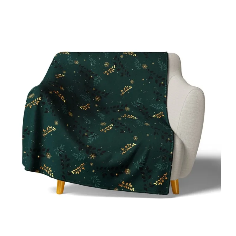 Mikroplyšová deka Zlaté Vetvičky 150x200 cm