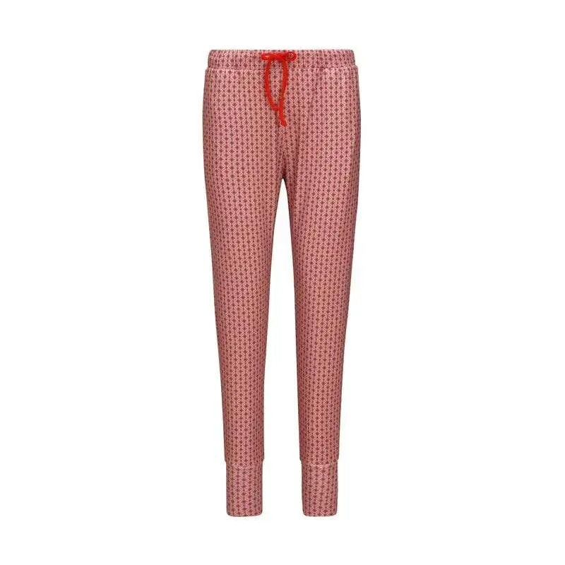 Pip Studio Bobien dlouhé kalhoty Tegola, růžové