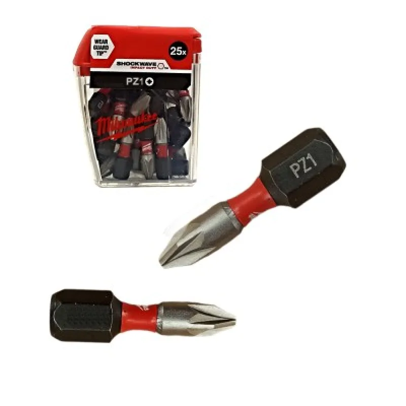 Bit Milwaukee PZ1 SHOCKWAVE, 25mm, 1ks